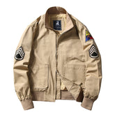 WW2 Fury Tanker Jacket Vintage Military Patch Outwear til mænd